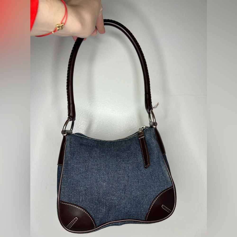 Nine West Denim Shoulder Bag EUC